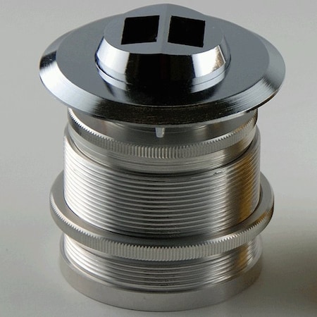 Door Scope Aluminum body 168 Degree View Fits doors 1 1/8 - 2 thick Silver finish DS-2000-AL-S